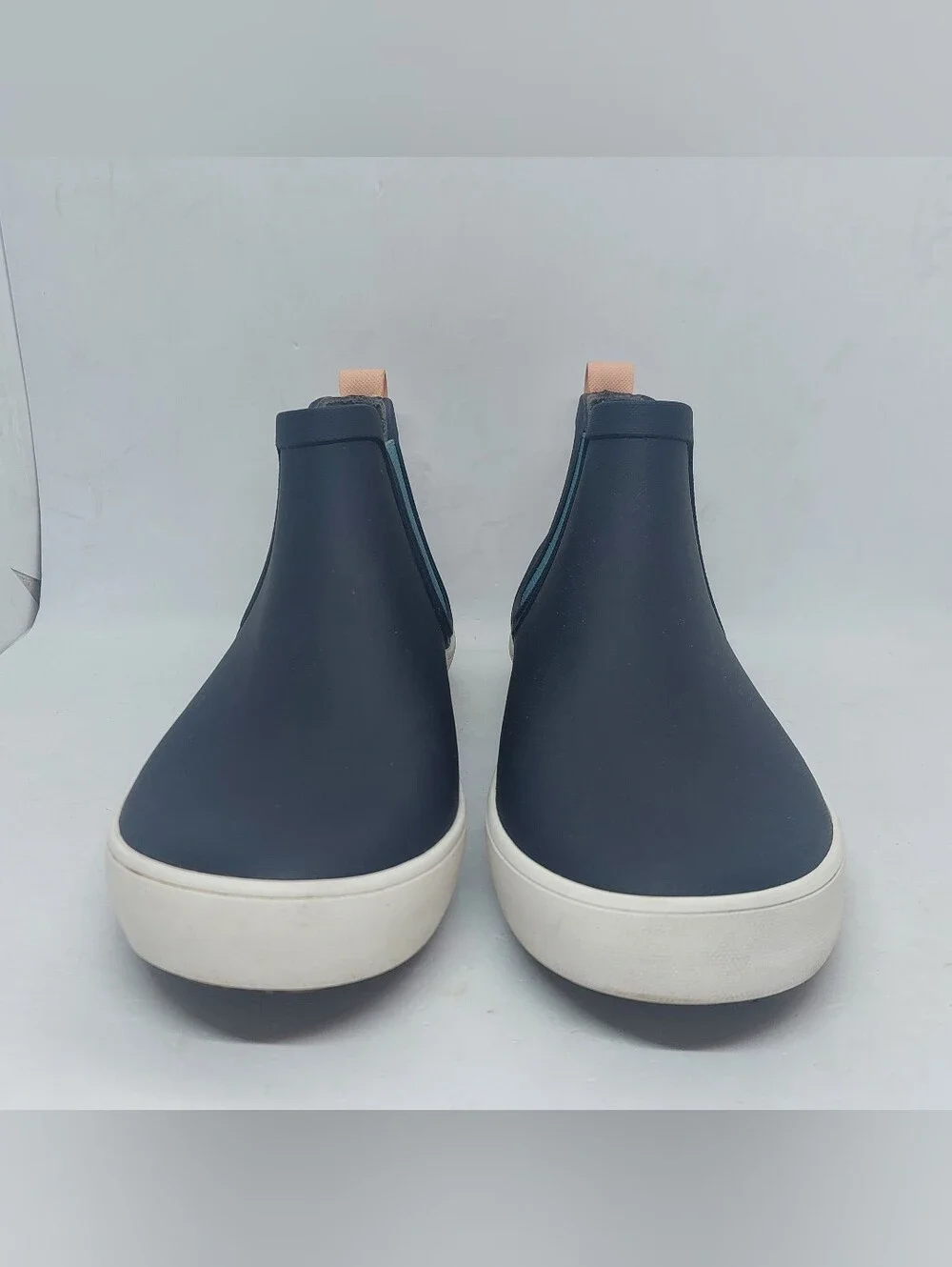 Bogs Bloom Kicker Rain Boots Womens Size 6 Navy Low Top Waterproof Outdoor Shoes